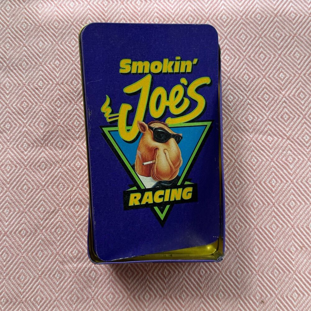 Smokin’ Joe’s Racing #23 Camel Cigarettes Metal Storage Tin NASCAR Vintage